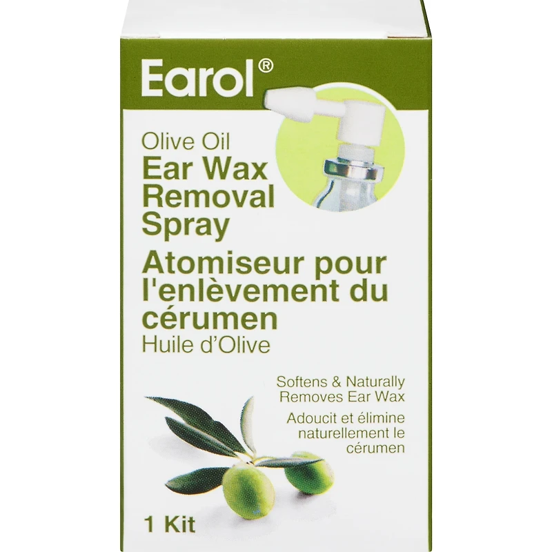Atomiseur pour l'enlèvement du  cérumen Huile d'Olive