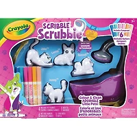 Ensemble de baignoire et d’animaux de compagnie Crayola Scribble Scrubbie