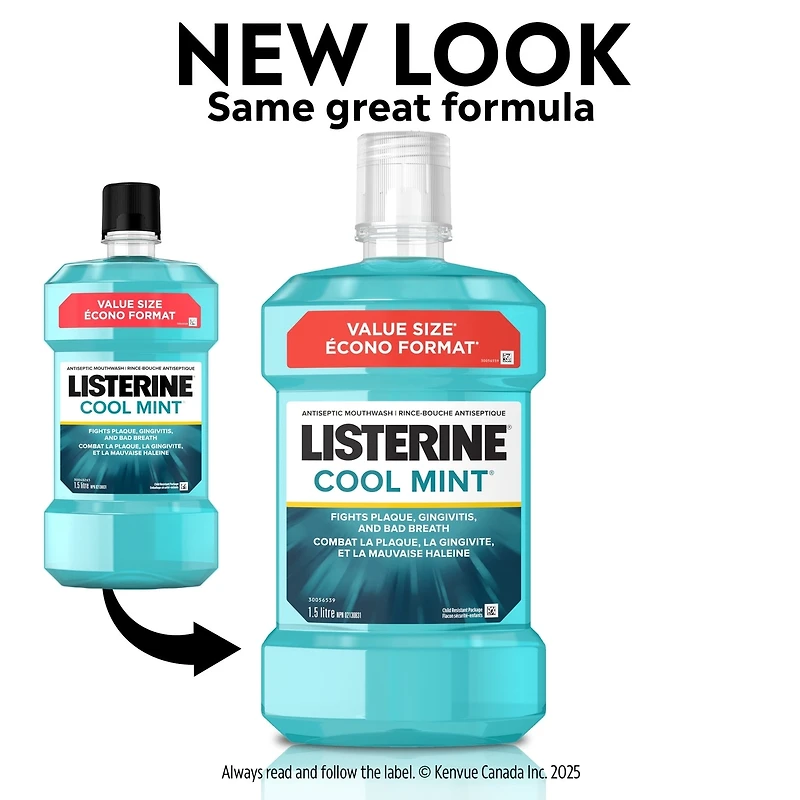 Cool Mint Antiseptic Mouthwash