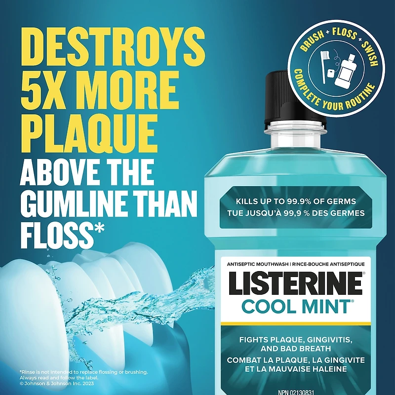 Cool Mint Antiseptic Mouthwash
