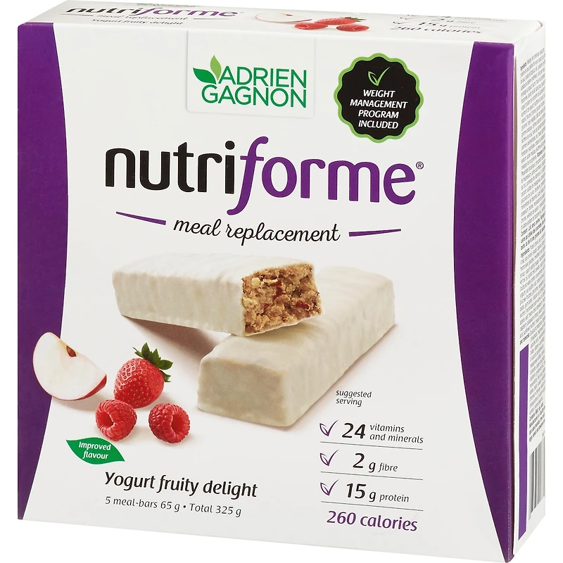 Nutriforme barres - Délice fruité au yogourt