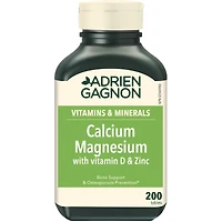 Calcium Magnésium Vitamine D et Zinc