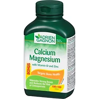 Calcium Magnésium Vitamine D et Zinc