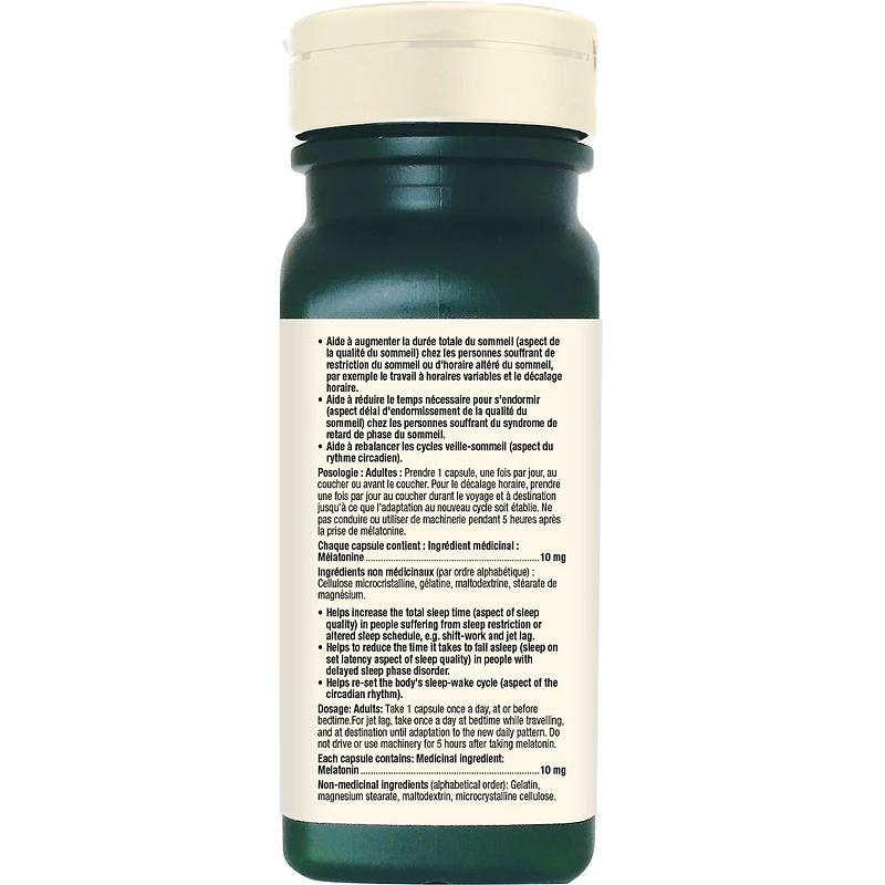 Mélatonine 10 mg Extra Fort