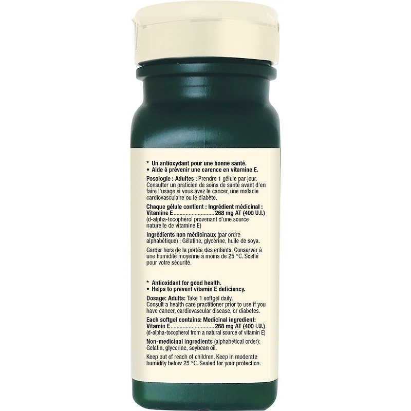 Vitamin E 400 IU - Natural