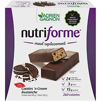 Nutriforme Barres - Avalanche biscuits à la crème