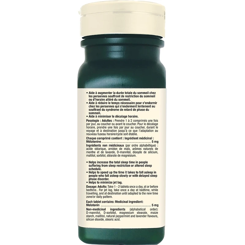 Mélatonine 5mg Dissolution Rapide