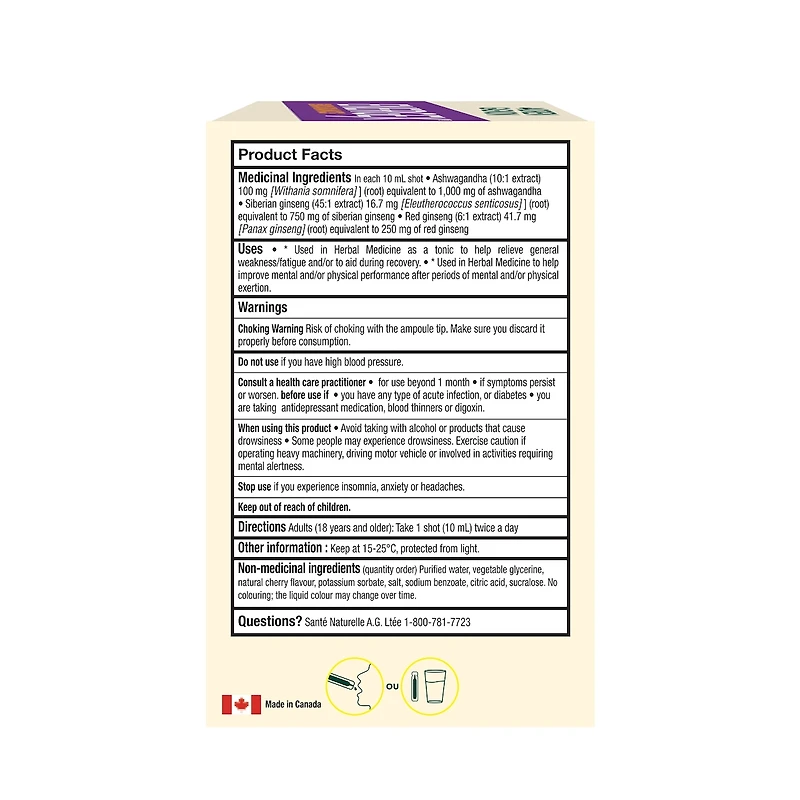Energex Recup Cerise (30 ampoules)