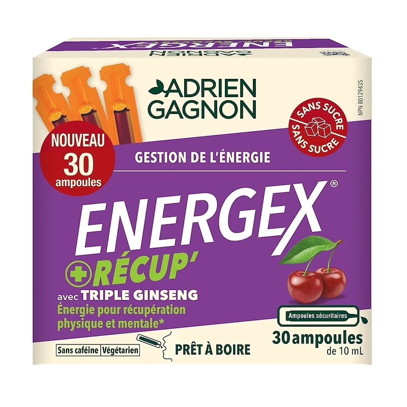 Energex Recup Cerise (30 ampoules)