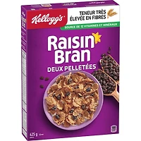 Céréales Raisin Bran deux pelletées