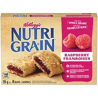 Barres de céréales Nutri-Grain Framboises, 8 barres