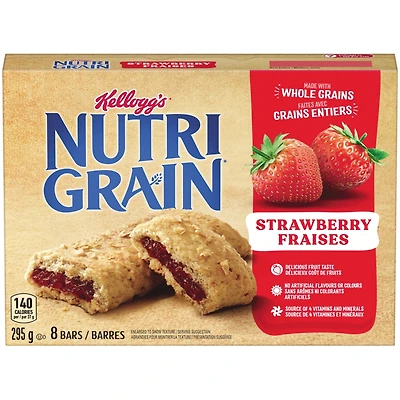 Barres de céréales Nutri-Grain aux fraises, 8 barres