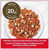 Red Lentil, Rotini Pasta