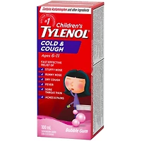 Children’s Medicine Cold & Cough, Daytime, Bubble Gum