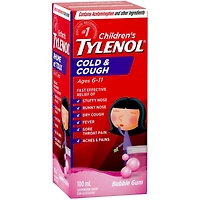 Children’s Medicine Cold & Cough, Daytime, Bubble Gum