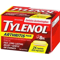 Acétaminophène à 650 mg, douleurs arthritiques