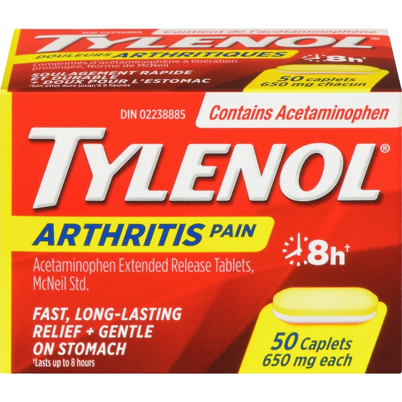 Arthritis Pain Reliever Acetaminophen 650mg