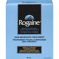 Rogaine pour hommes Solution de minoxidil à 2 % pour la repousse des cheveux