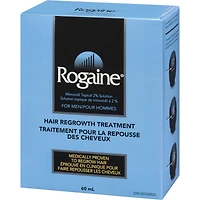 Rogaine pour hommes Solution de minoxidil à 2 % pour la repousse des cheveux