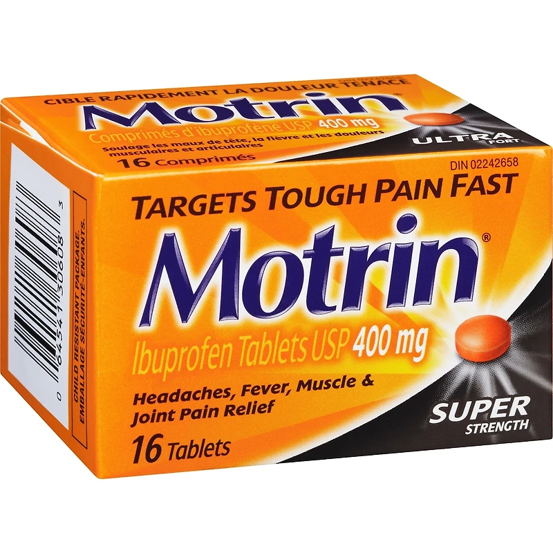 Super Strength Pain Relief Ibuprofen 400mg, Tablets