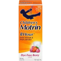 Suspension d'ibuprofène pour enfants, analgésique, saveur de petits fruits