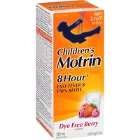 Suspension d'ibuprofène pour enfants, analgésique, saveur de petits fruits