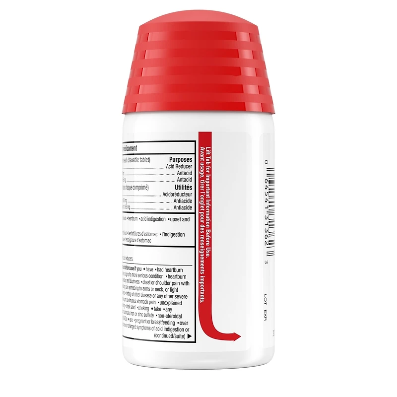 Complete Chewable Mint tablets, Acid Reducer for Heartburn 50 ea