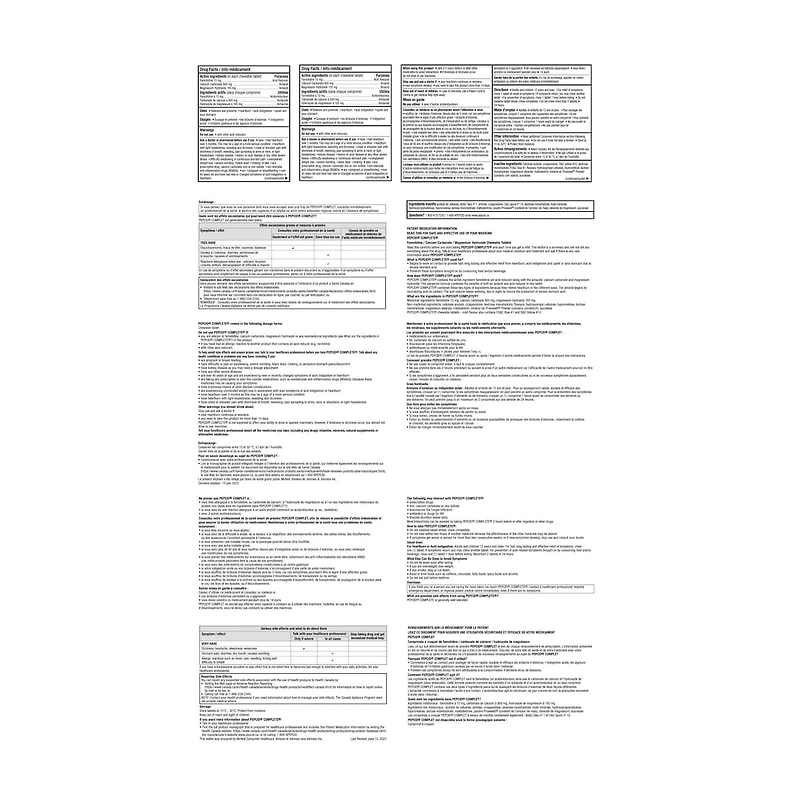 Complete Chewable Mint tablets, Acid Reducer for Heartburn 50 ea