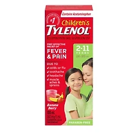 Children's Medicine, Fever & Pain, Banana Berry Liquid