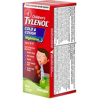Suspension orale pour enfants, rhume et toux, nuit, pomme verte