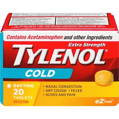 Extra Strength Cold Relief Day Acetaminophen 500mg EZTabs