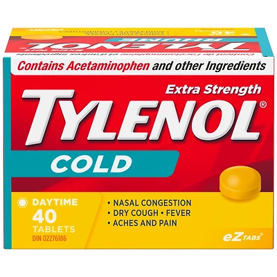Extra Strength Cold Relief Daytime, EZTabs