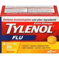 Acétaminophène à 500 mg, grippe, jour, extra fort