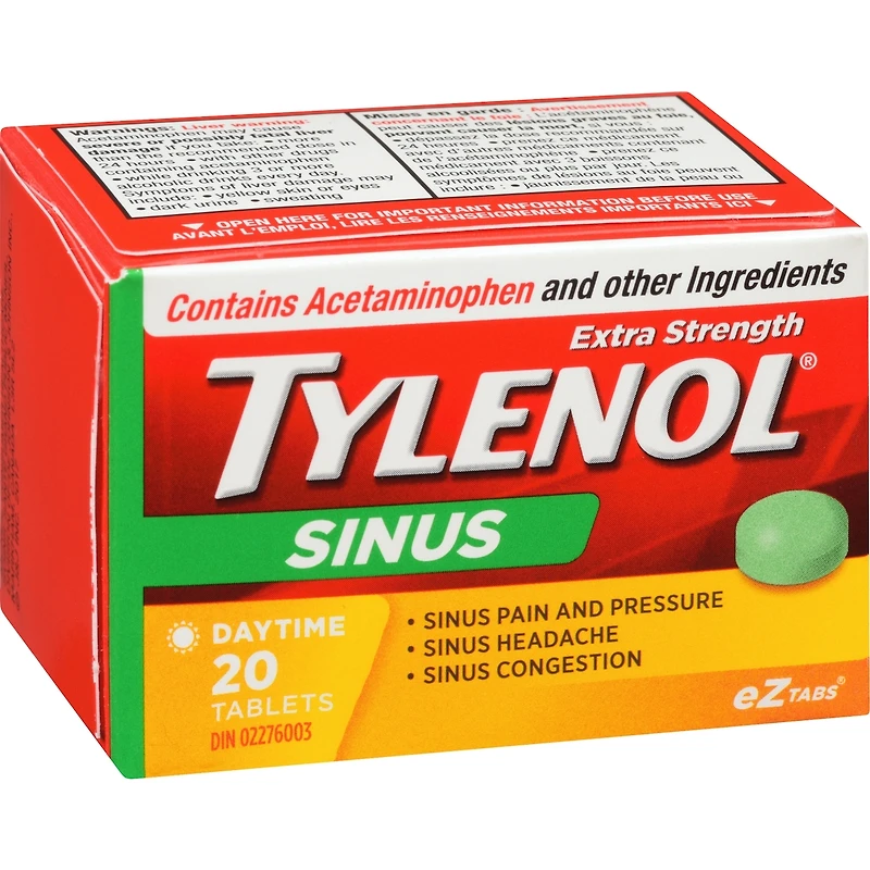 Extra Strength Sinus Relief Day Acetaminophen 500mg