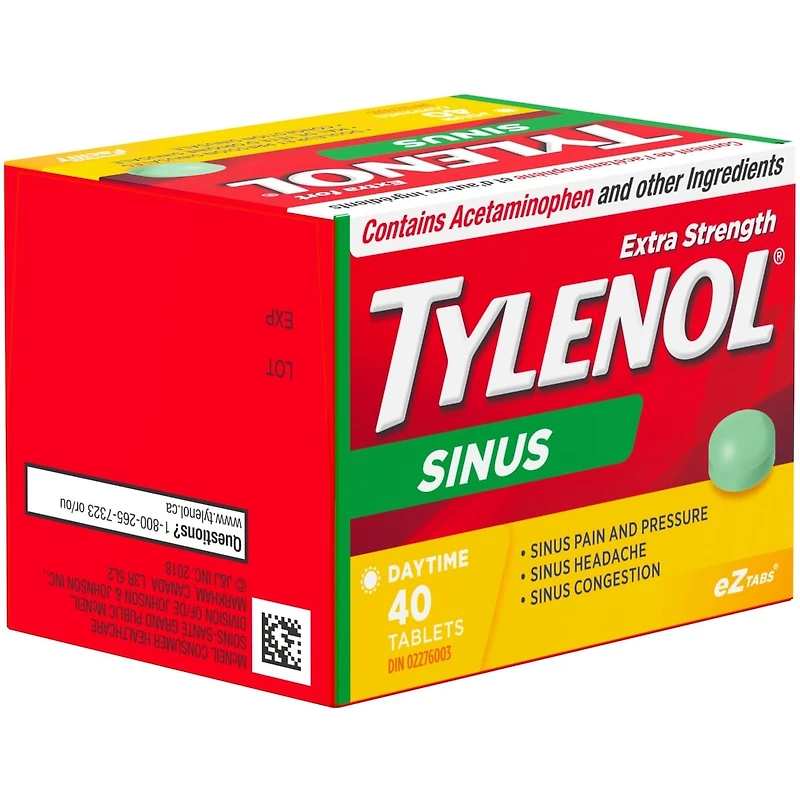 Soulagement des sinus, jour, extra fort, comprimés FaciliT