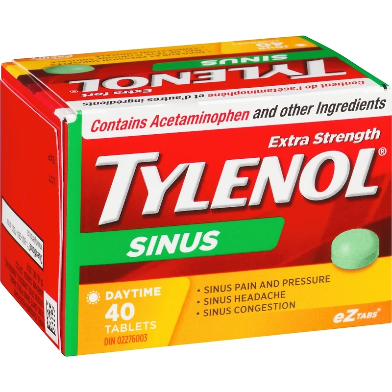 Soulagement des sinus, jour, extra fort, comprimés FaciliT