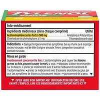 Soulagement des sinus, jour, extra fort, comprimés FaciliT