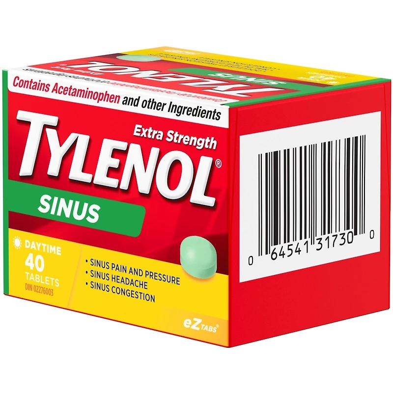 Soulagement des sinus, jour, extra fort, comprimés FaciliT