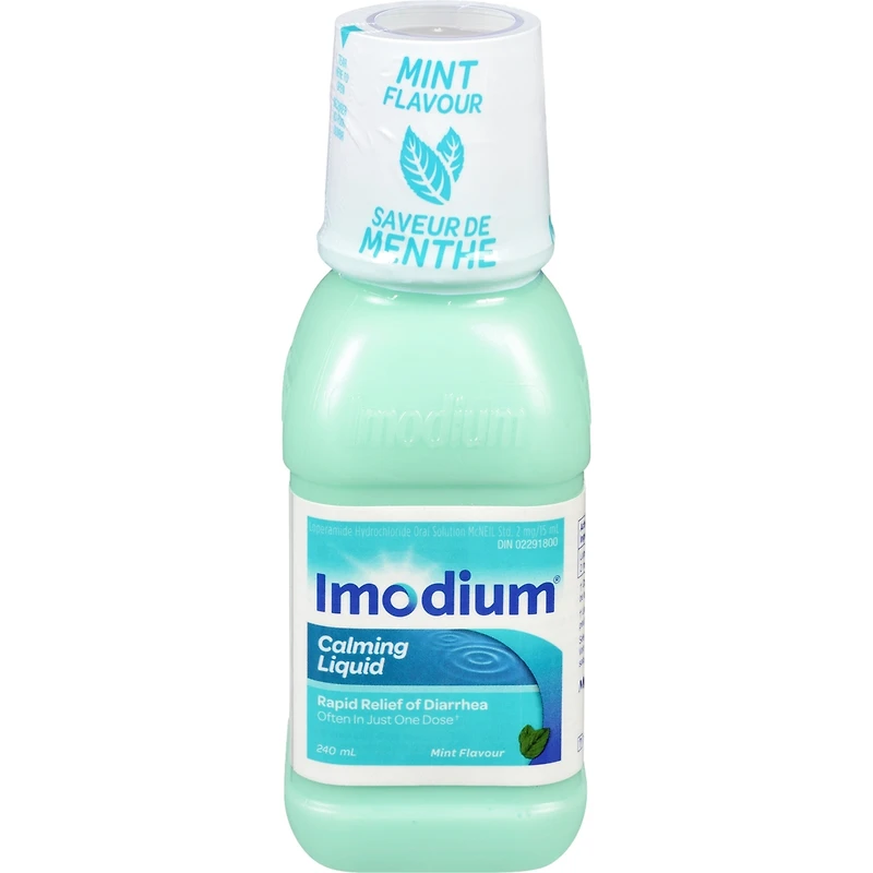 Liquide apaisant pour le soulagement de la diarrhée, Menthe 240 ml