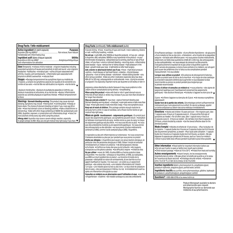 Ibuprofène, analgésique, régulier