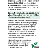 Caplets de vitamine C 500 mg