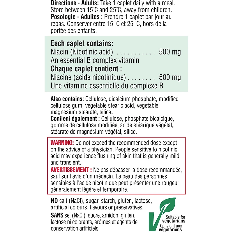 Jamieson Niacine 500 mg