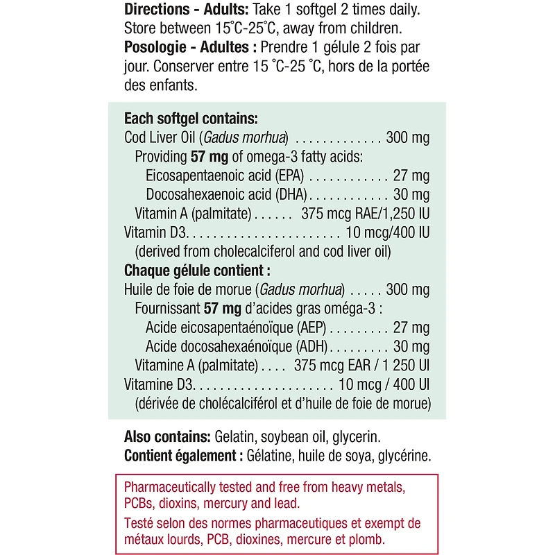 Cod Liver Oil Softgels