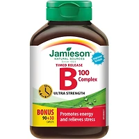 Comprimés à dégagement graduel de complexe B 100 mg