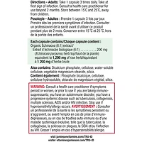 échinacée biologique à puissance élevée 1 200 mg