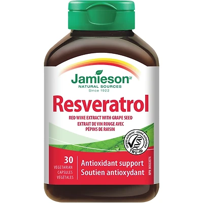 Resveratrol Red Wine Extract with Grape Seed Capsules