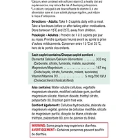 Caplets de calcium, de magnésium et de vitamine D3