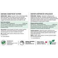 Vitamine B12 1 000 mcg (Méthylcobalamine) - Pellicules à dissolution rapide