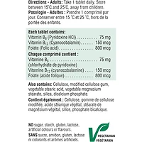 Vitamine B6 + B12 et Acide Folique