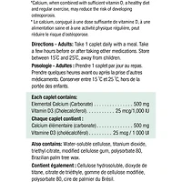 Calcium 500 mg + Vitamine D3 1 000 UI